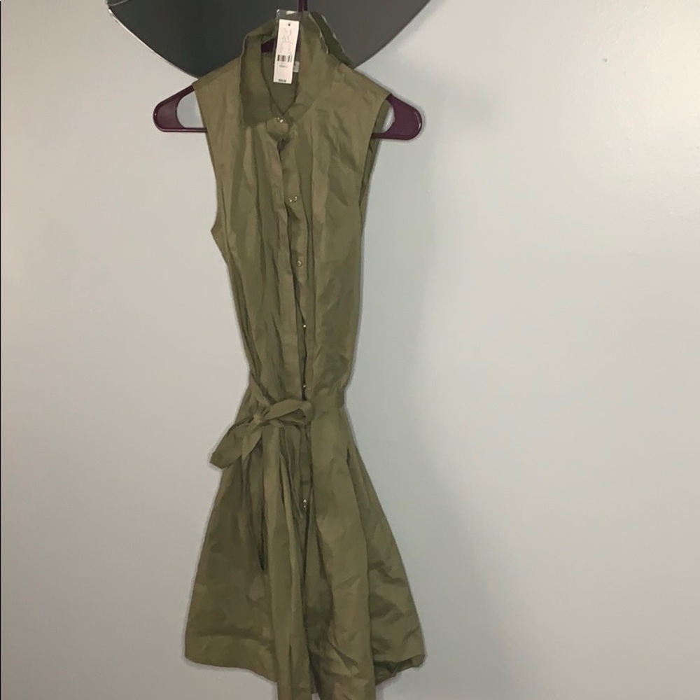 Olive Green Dress
